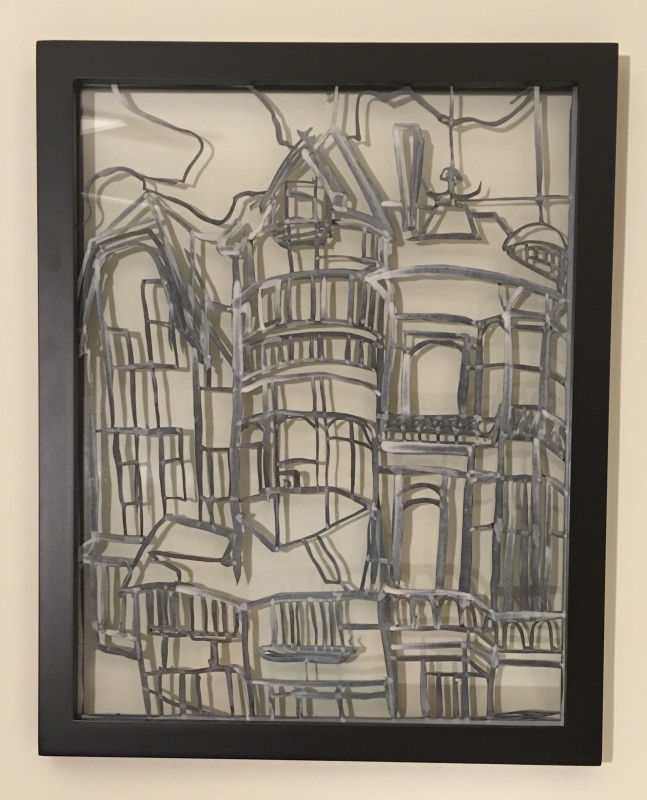 Skeleton House - 3 by artist Amber Wallour